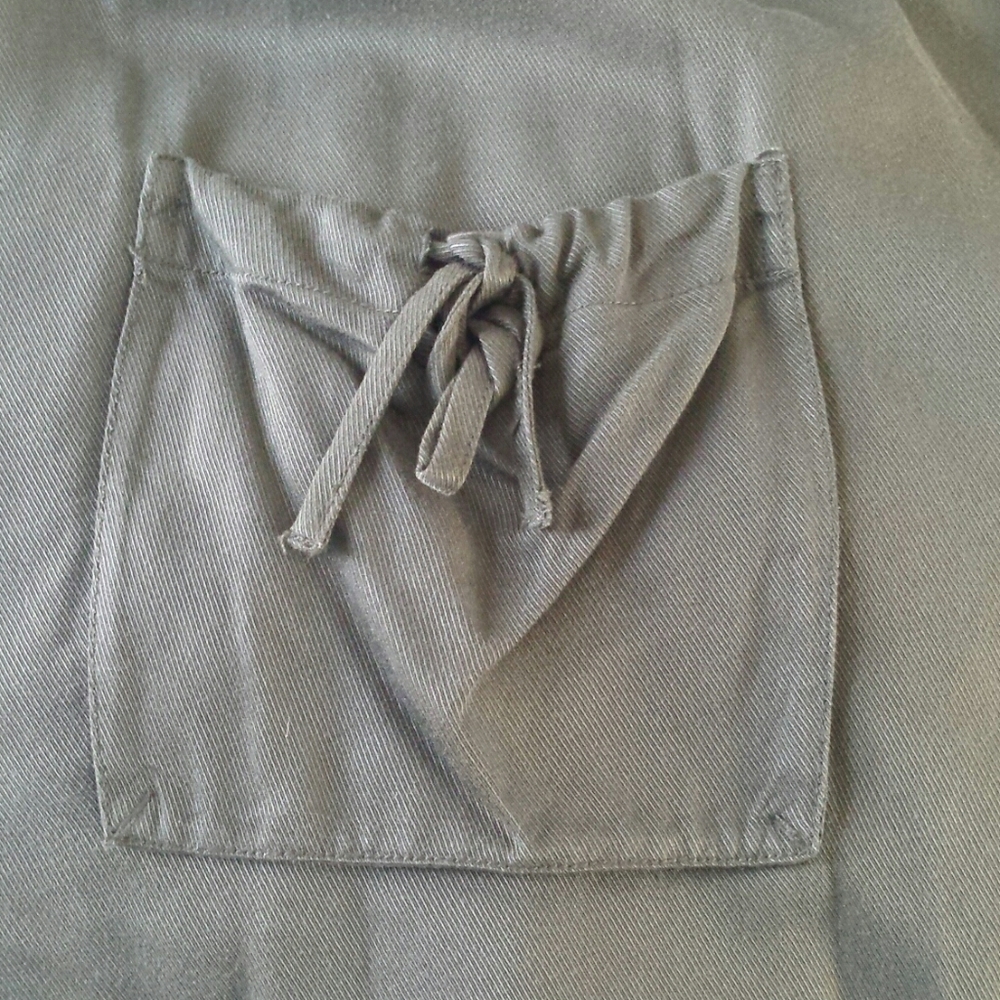 Coldwater Creek Classic Olive Green Blazer - image 6